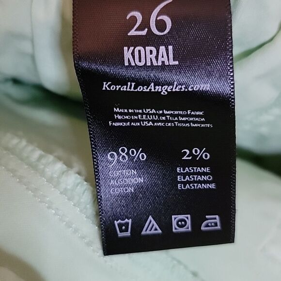 KORAL Skinny Pastel Jeans Mint - Picture 6 of 9